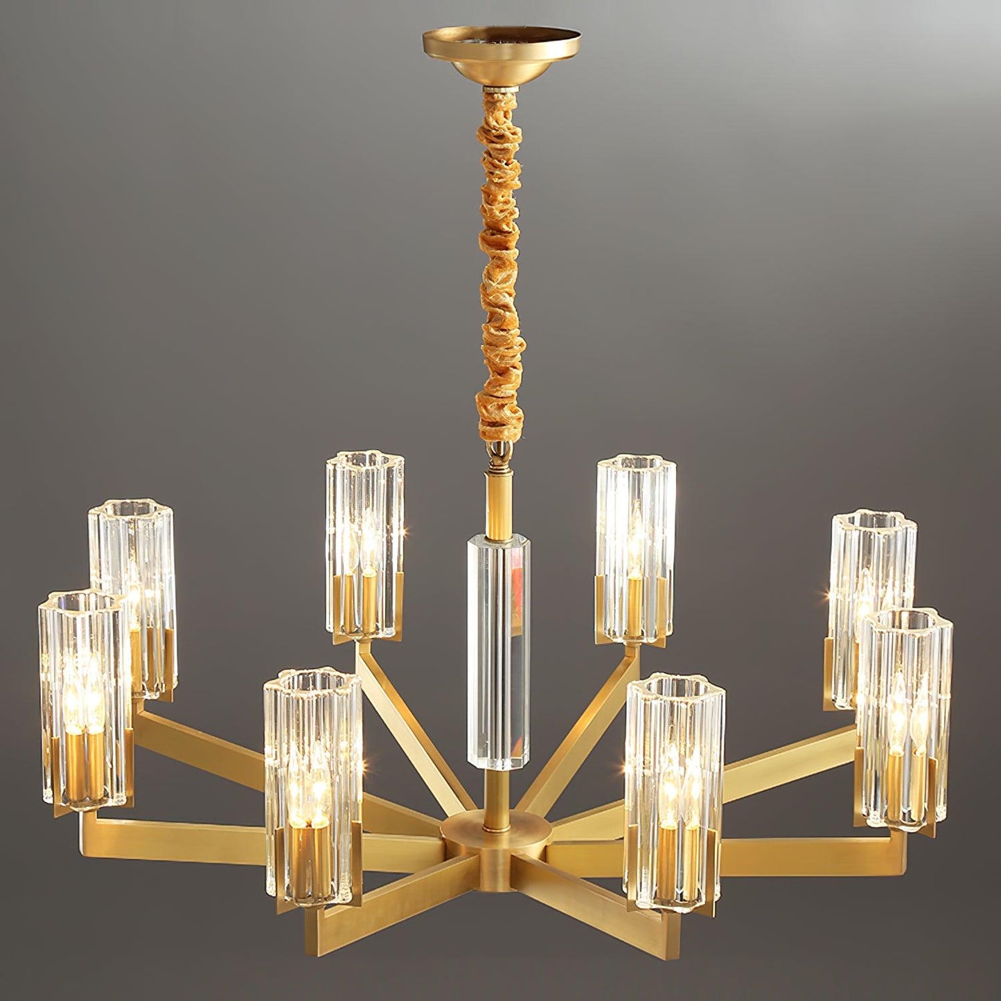 Kayla Brass Pendant light Chandelier