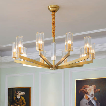 Kayla Brass Pendant light Chandelier