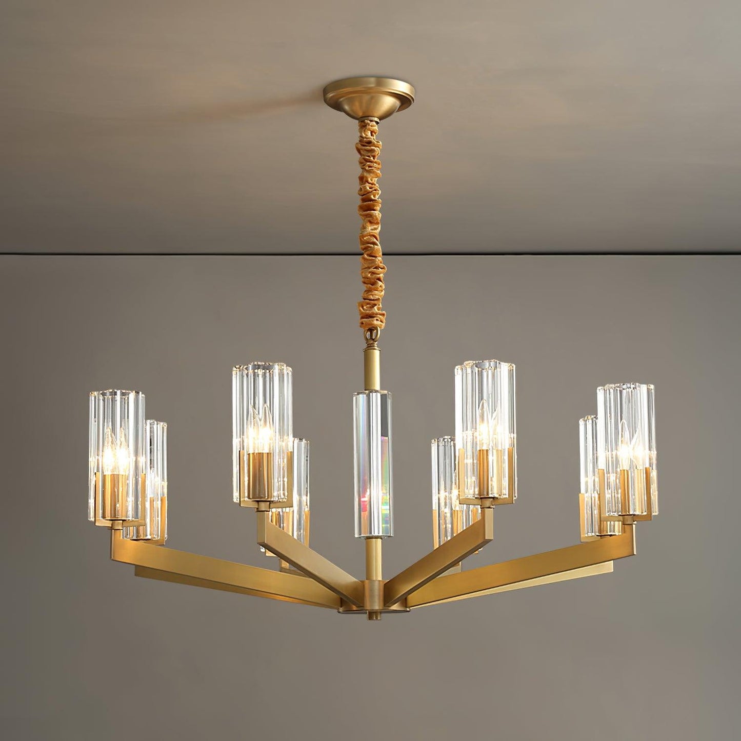 Kayla Brass Pendant light Chandelier