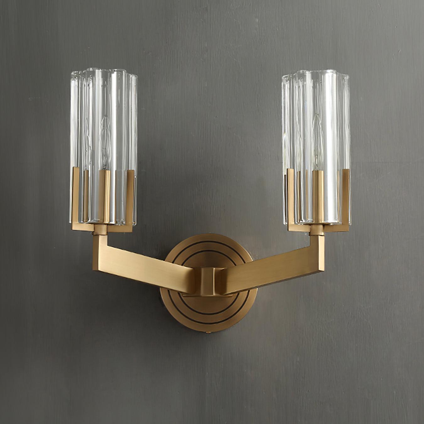 Kayla Brass Bracket light Wall Lamp