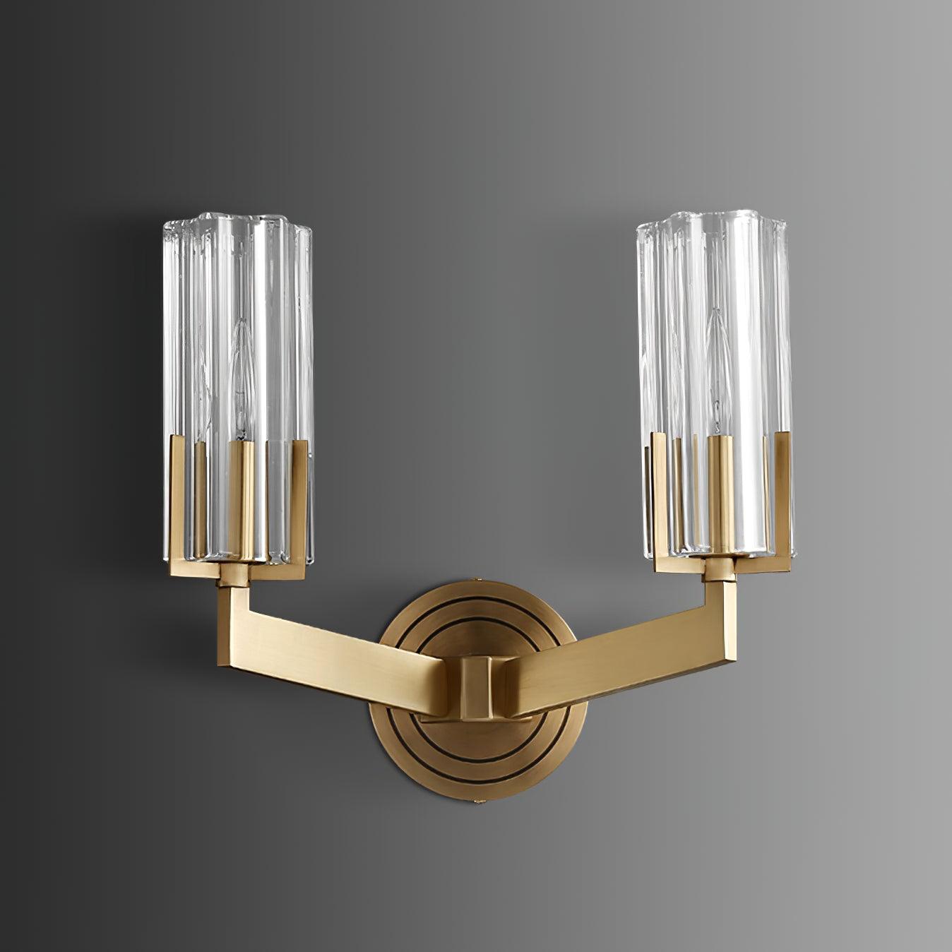 Kayla Brass Bracket light Wall Lamp