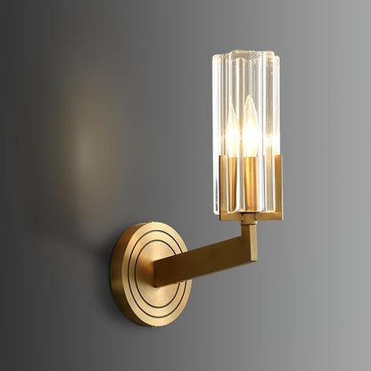 Kayla Brass Bracket light Wall Lamp