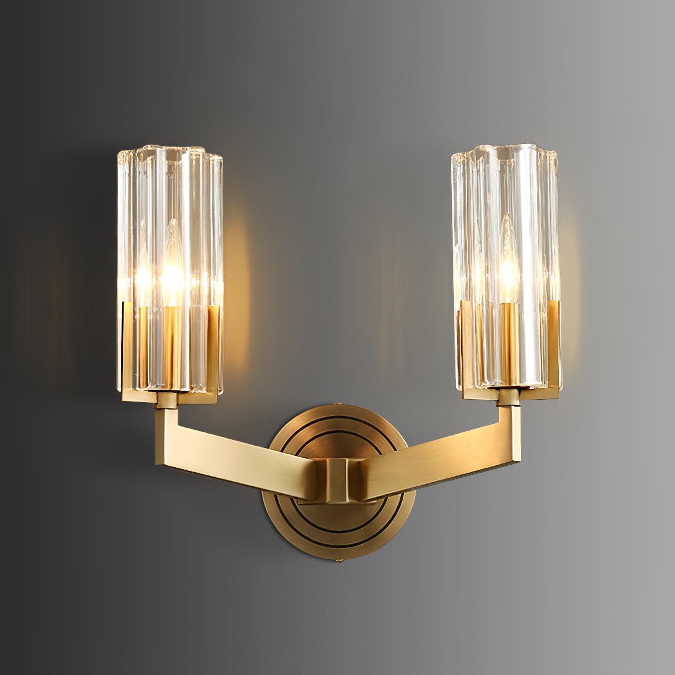 Kayla Brass Bracket light Wall Lamp