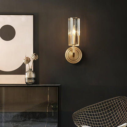 Kayla Brass Bracket light Wall Lamp