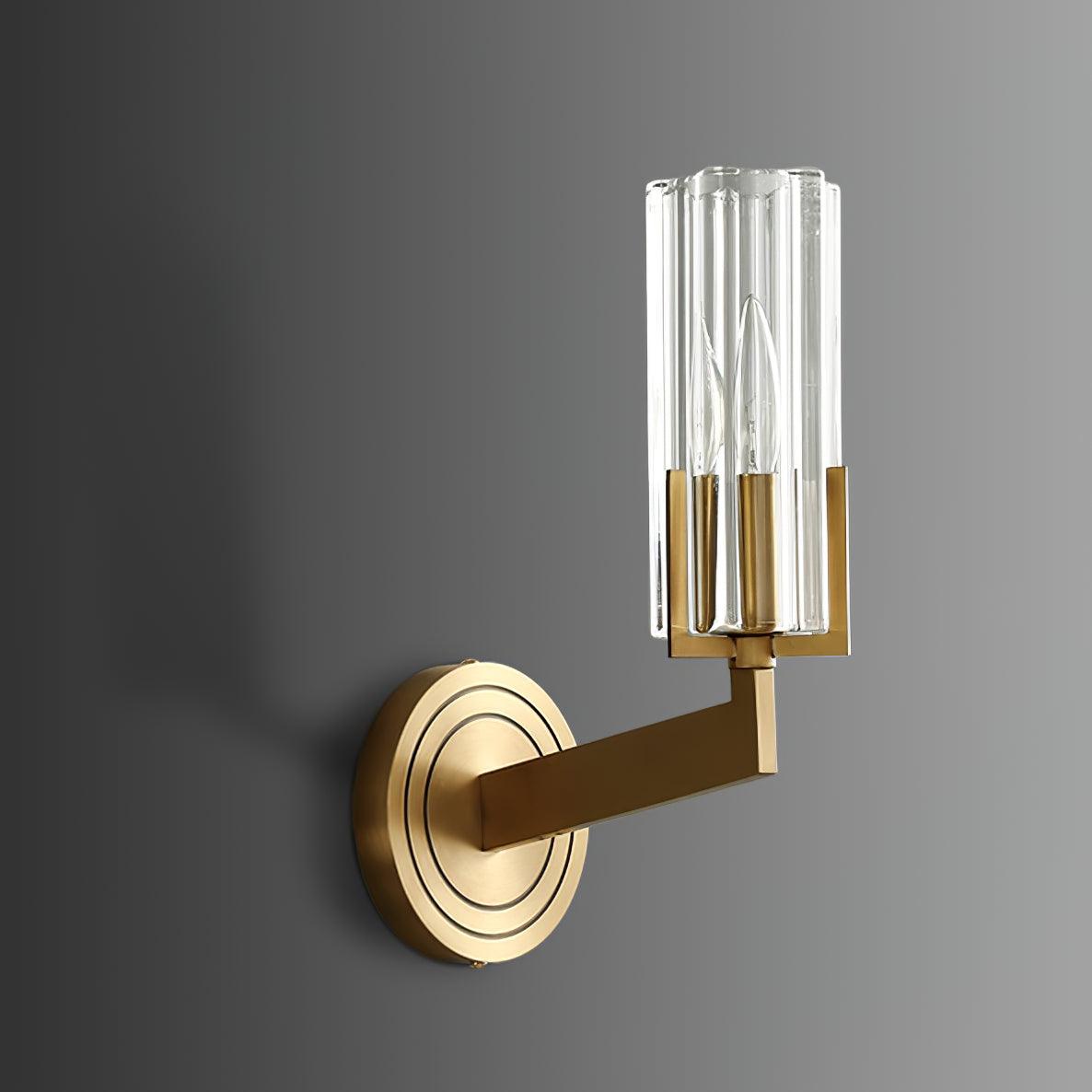 Kayla Brass Bracket light Wall Lamp