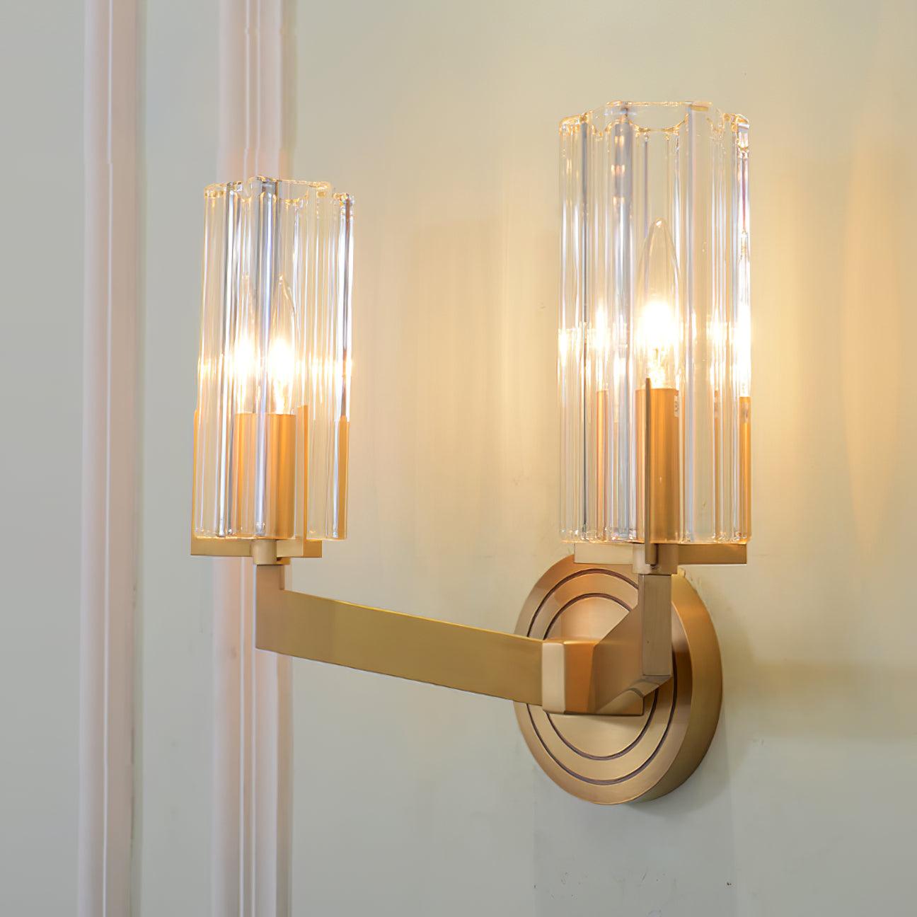 Kayla Brass Bracket light Wall Lamp