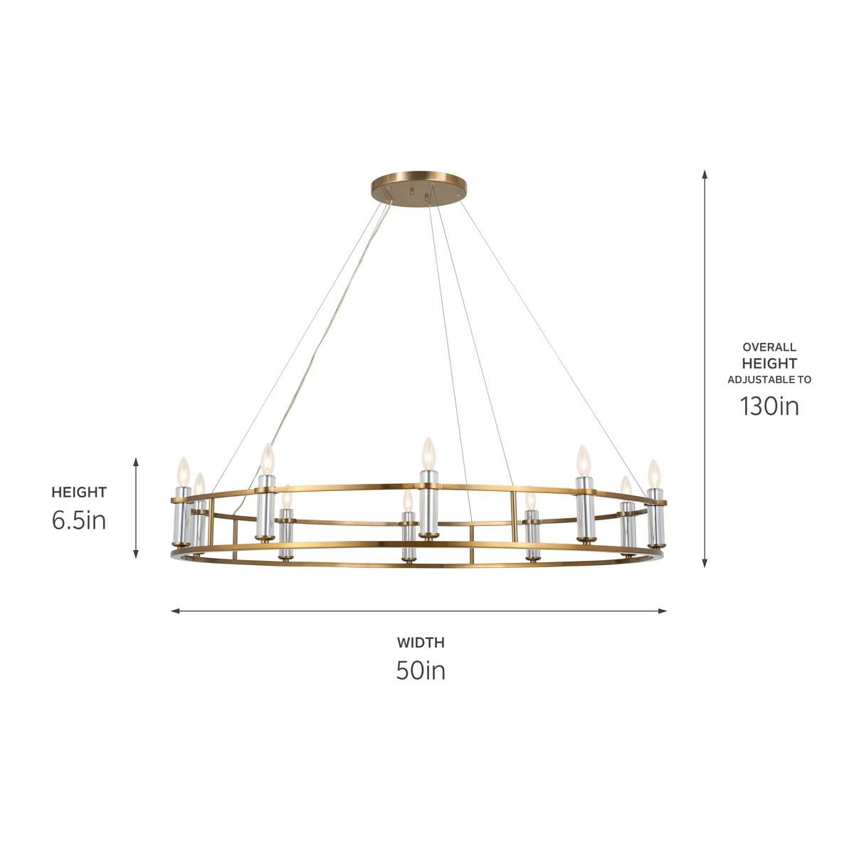 Kichler Lighting Rosalind 10 Light Mini Chandelier Cp758836