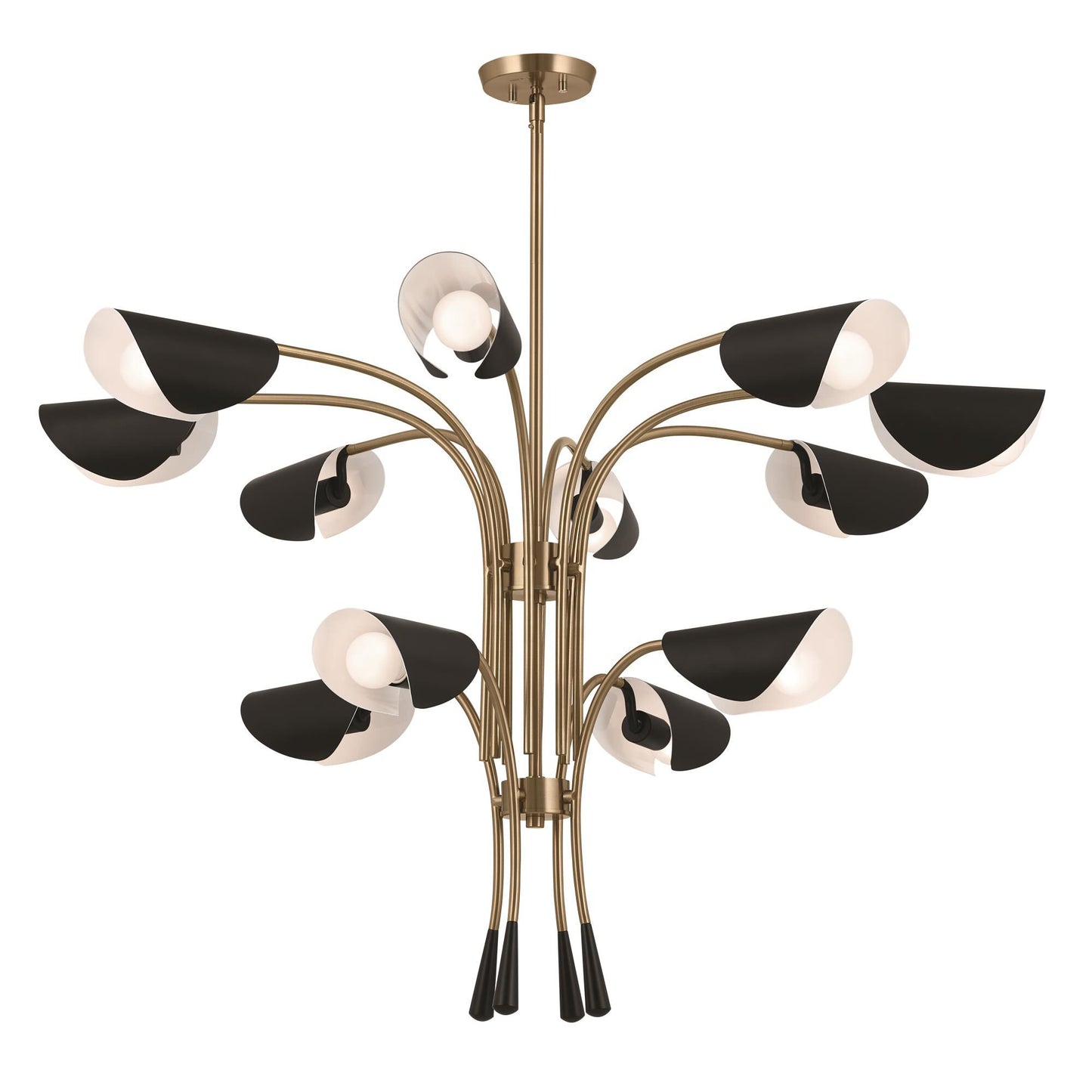 Kichler Lighting Arcus 46 Inch 12 Light Chandelier Cp785115