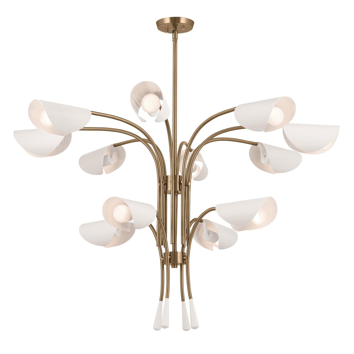 Kichler Lighting Arcus 46 Inch 12 Light Chandelier Cp785115