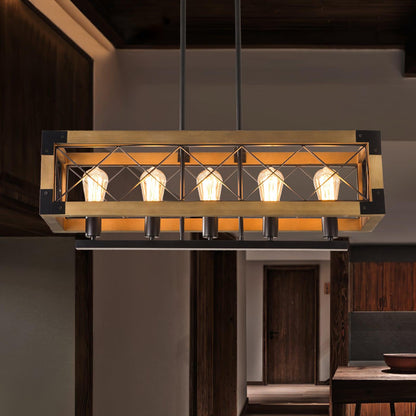 Kitchen Island Rectangle Chandelier