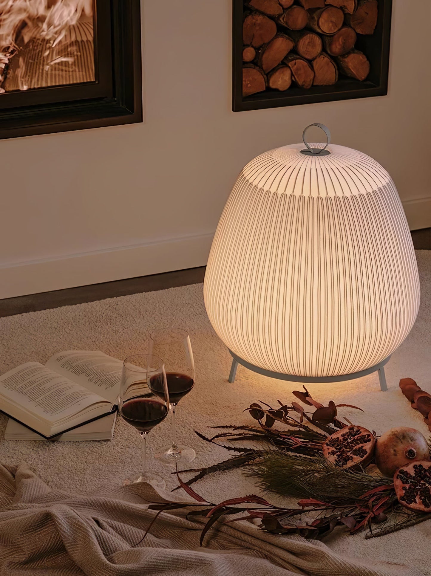 Lantern Knit Nightstand lamp Table Lamp