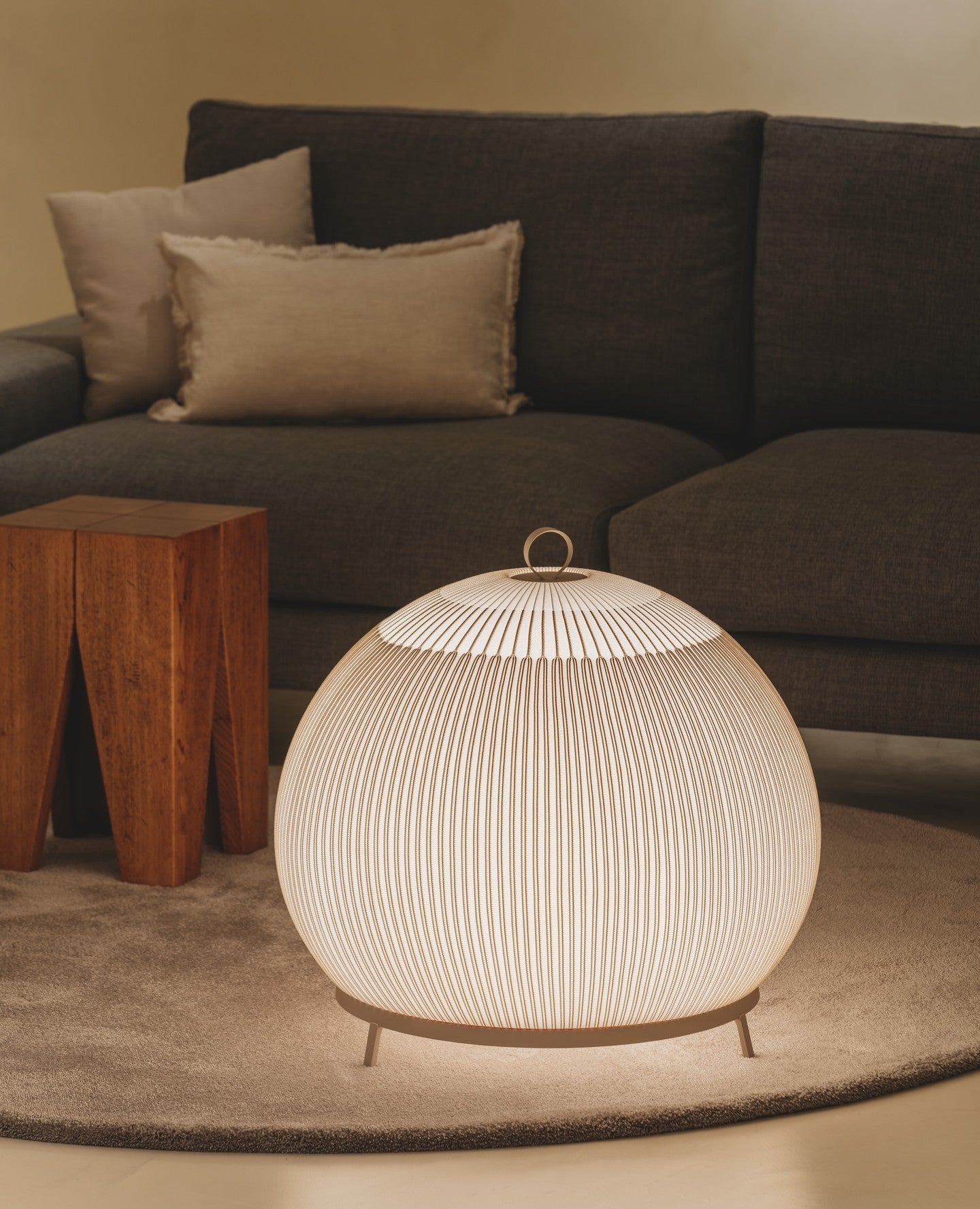 Lantern Knit Nightstand lamp Table Lamp