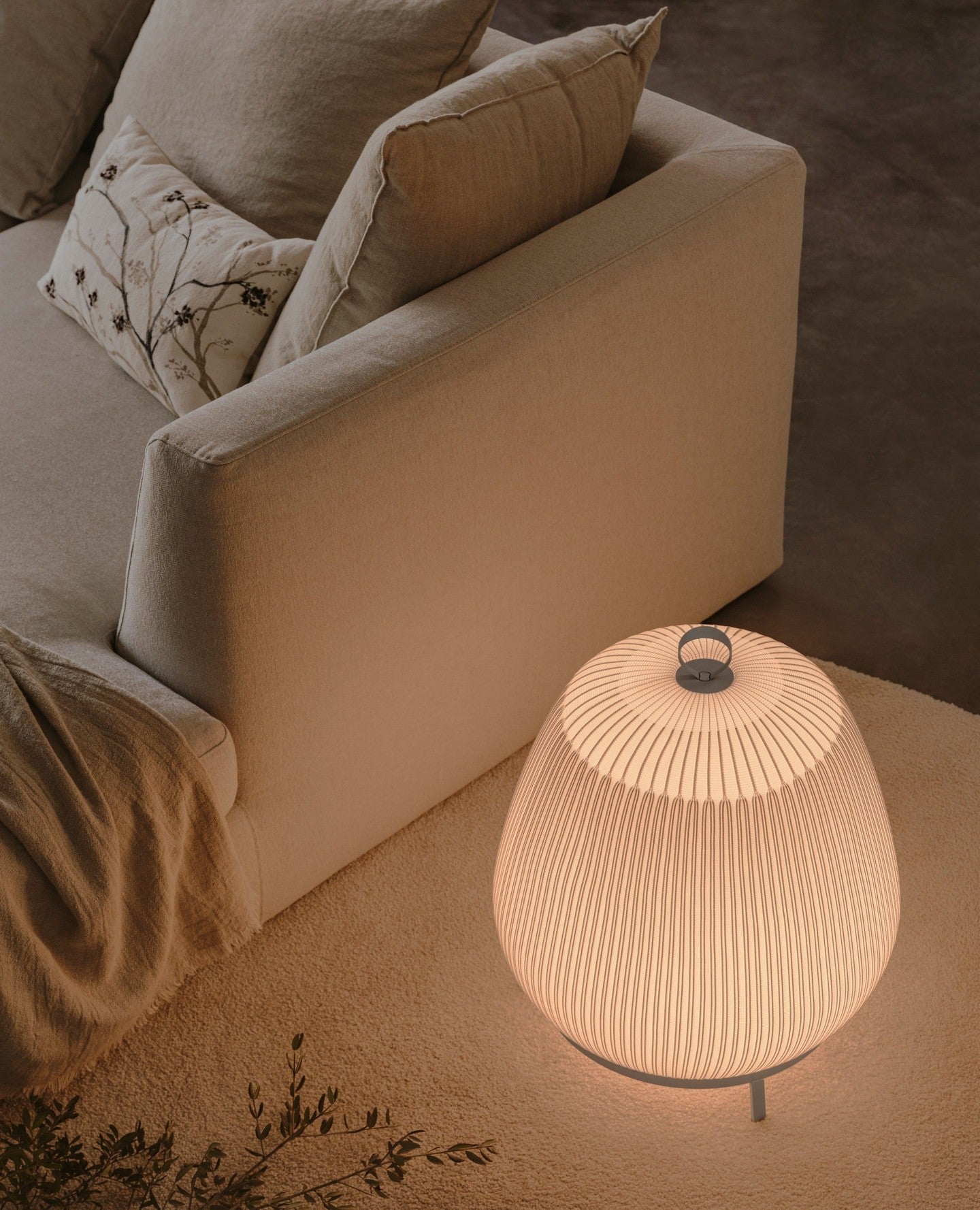 Lantern Knit Nightstand lamp Table Lamp