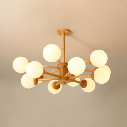 Kozan Wooden Chandelier