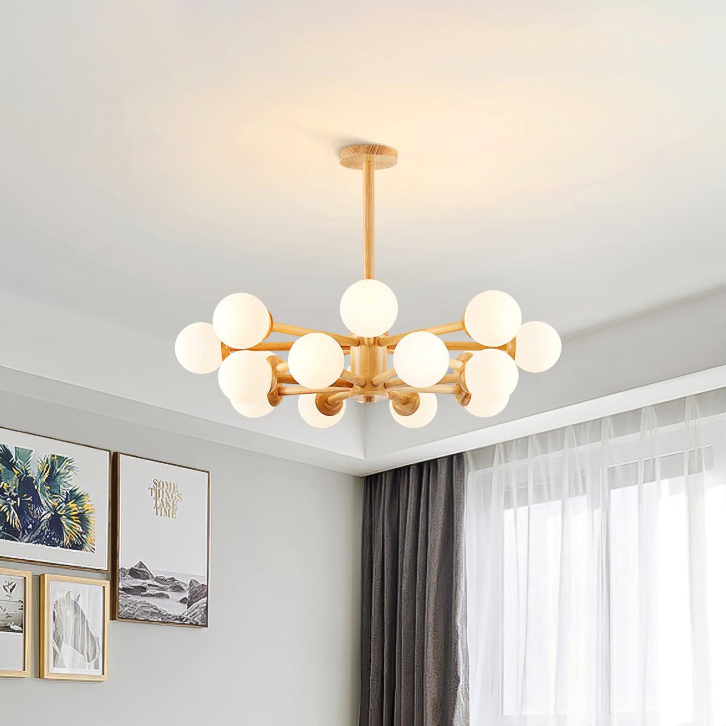 Kozan Wooden Chandelier