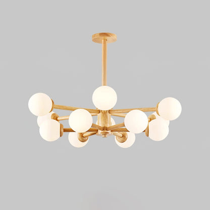 Kozan Wooden Chandelier