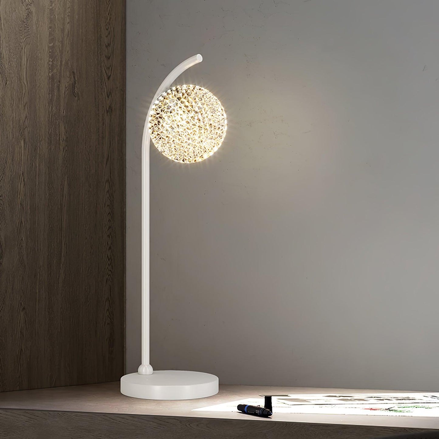 Ksovv Crystal Table Lamp