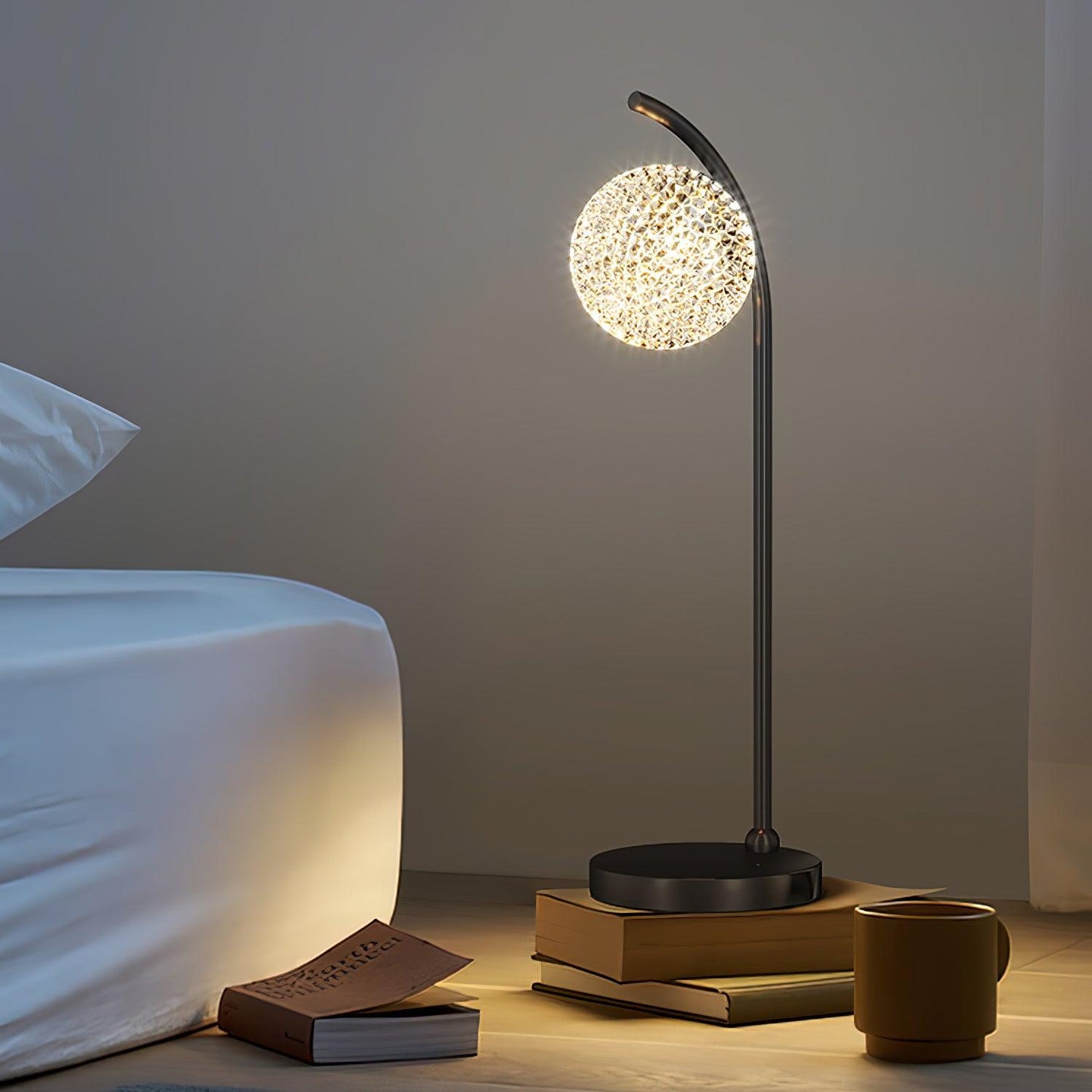 Ksovv Crystal Table Lamp