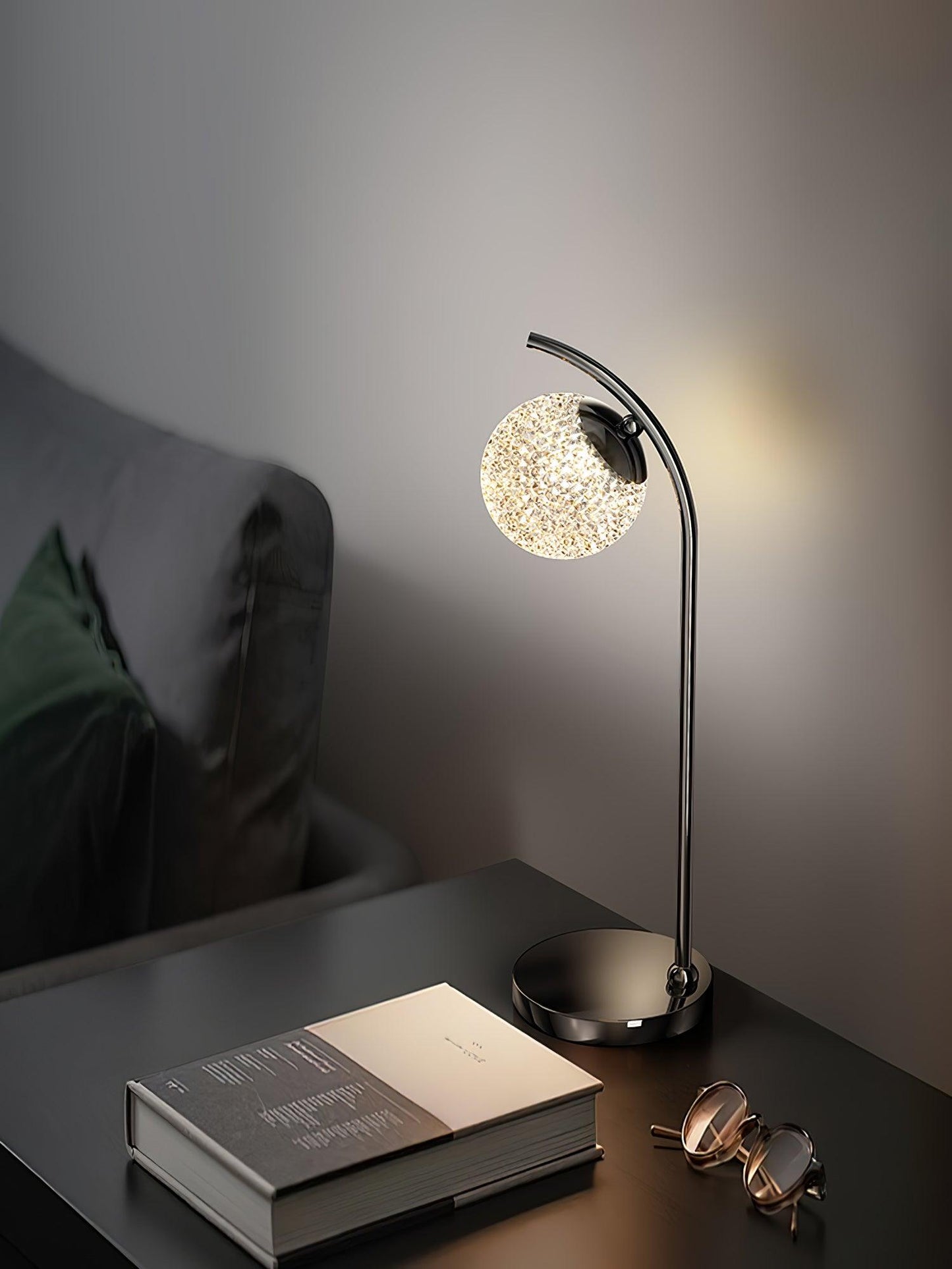 Ksovv Crystal Table Lamp