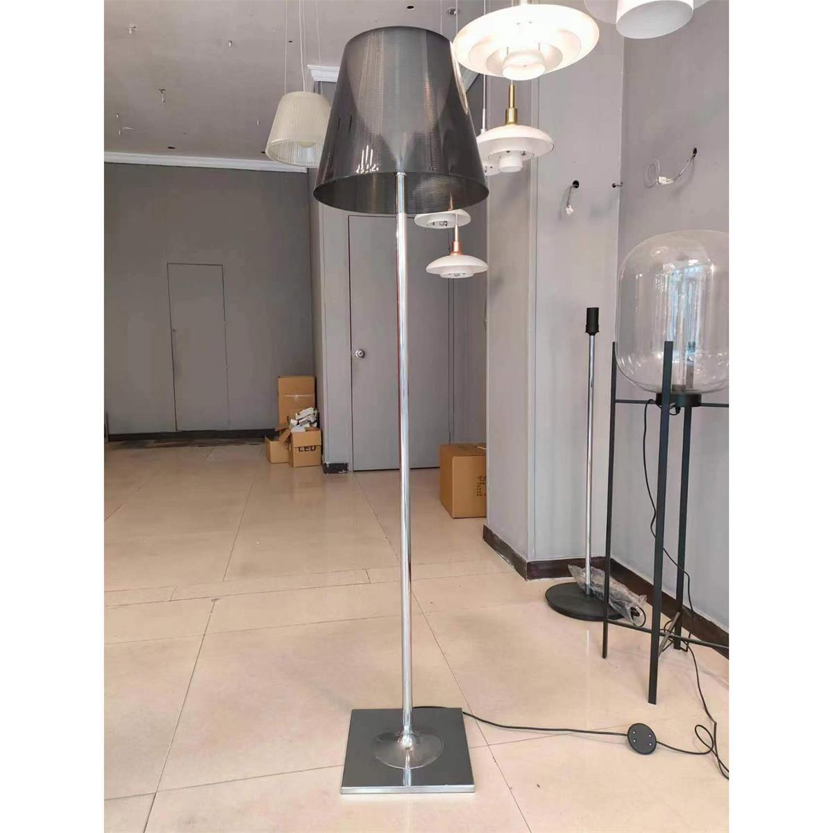 Chrome Prism Floor Lamp