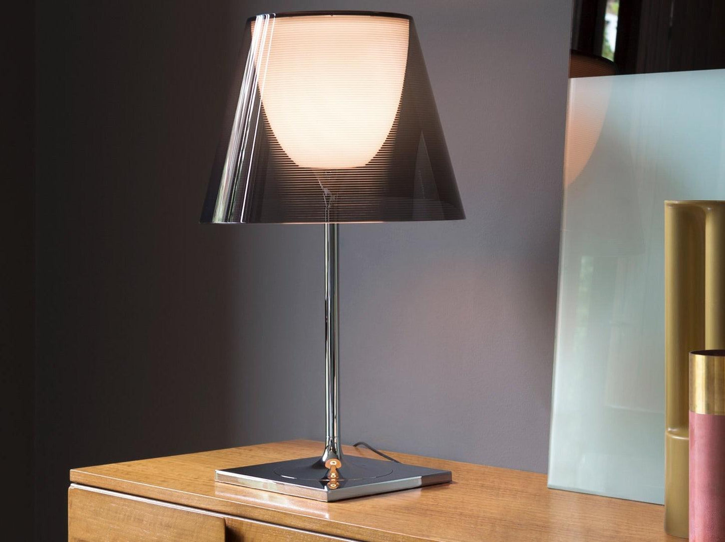 Chrome Prism Table Lamp