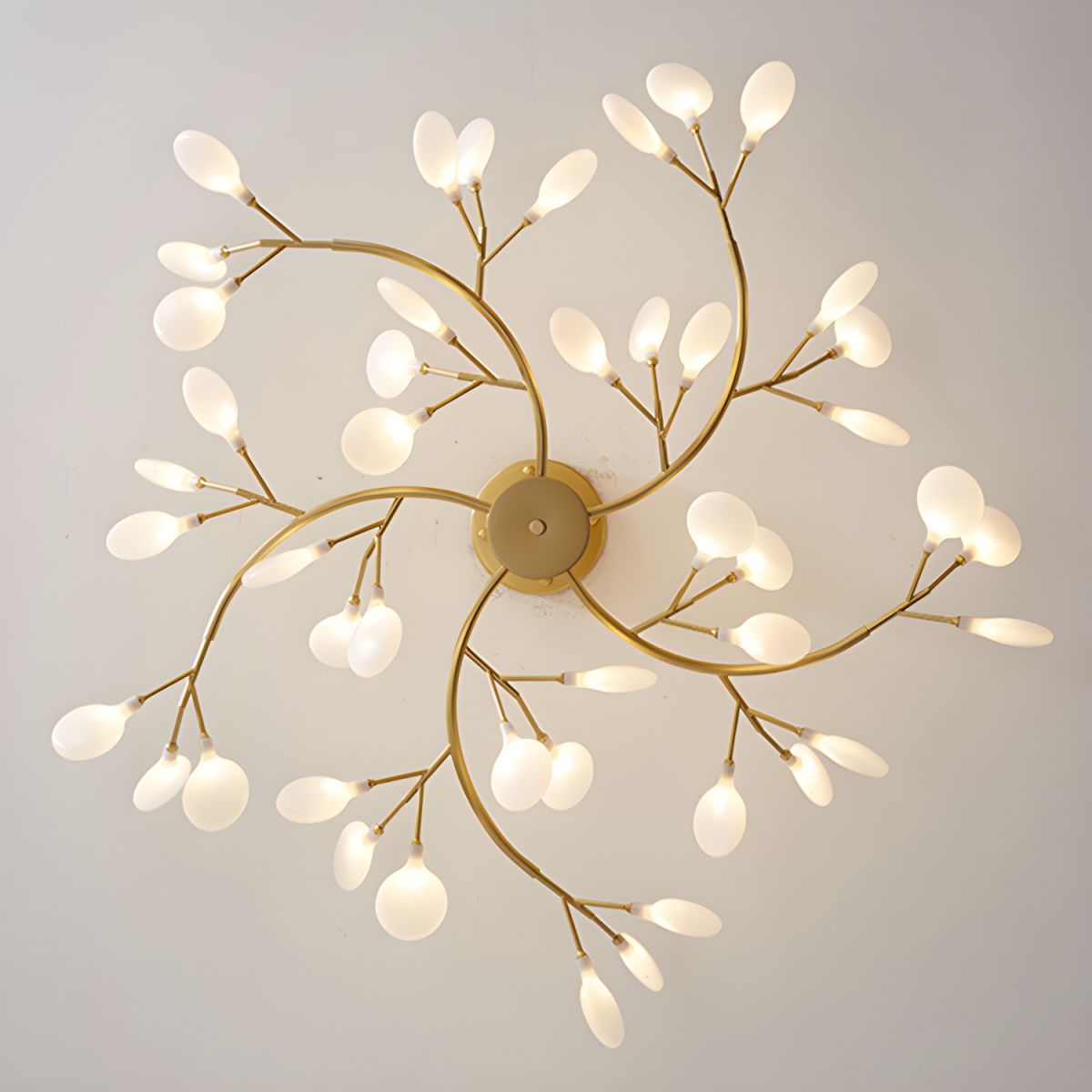 LED Firefly Sputnik Crown Chandelier