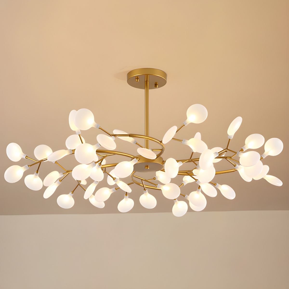 LED Firefly Sputnik Crown Chandelier