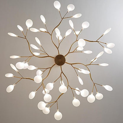 LED Firefly Sputnik Crown Chandelier