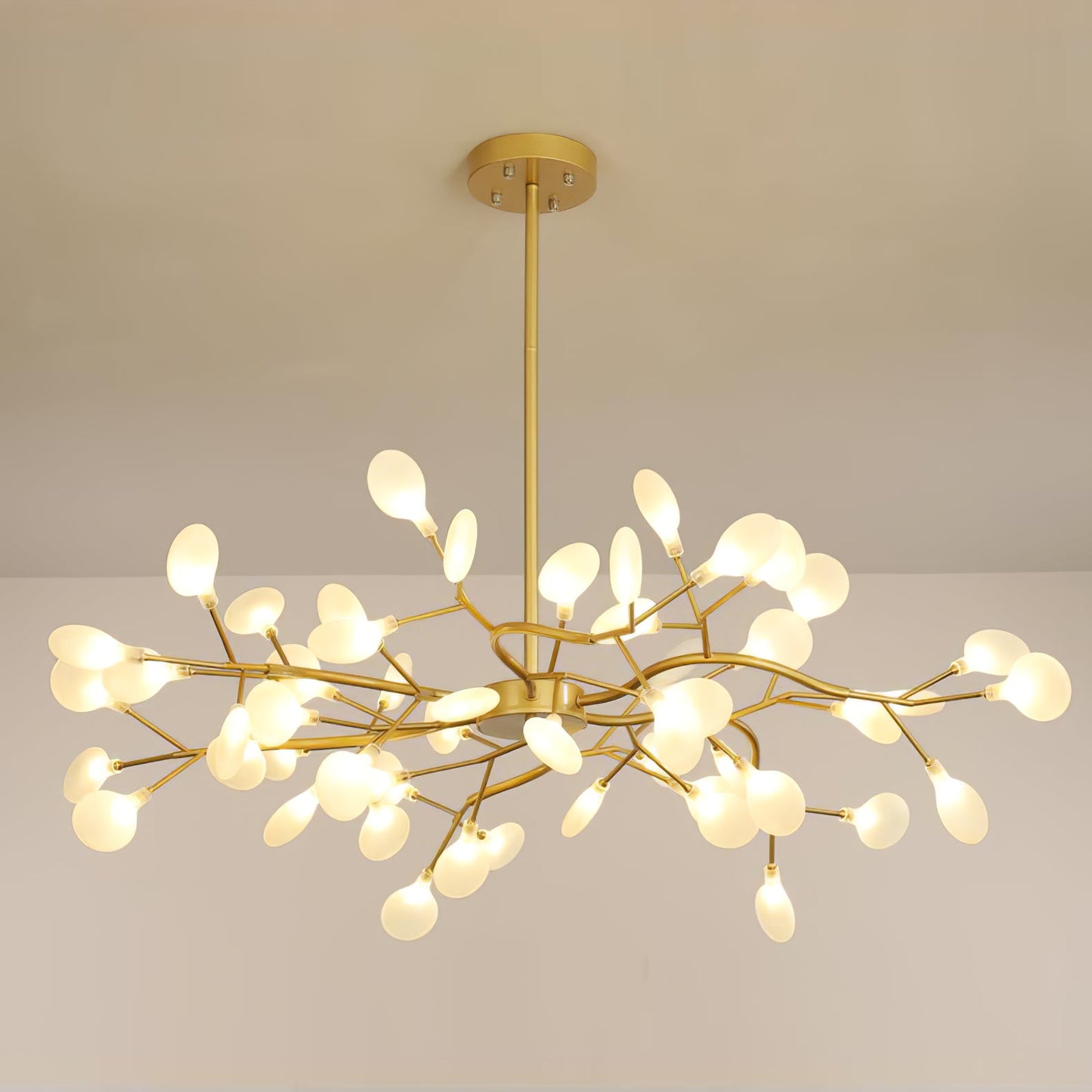 LED Firefly Sputnik Crown Chandelier