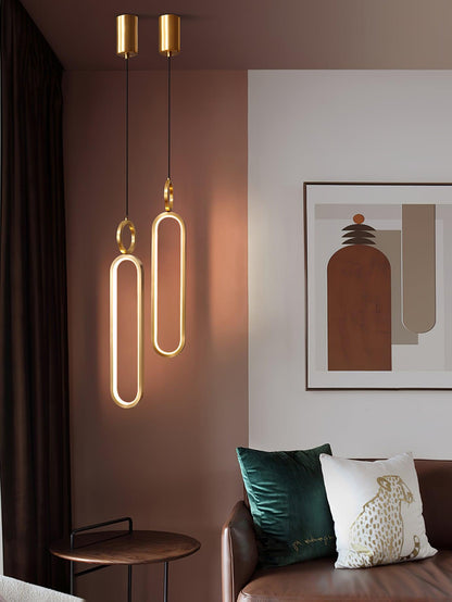 Oval Rings Houselight Pendant Light