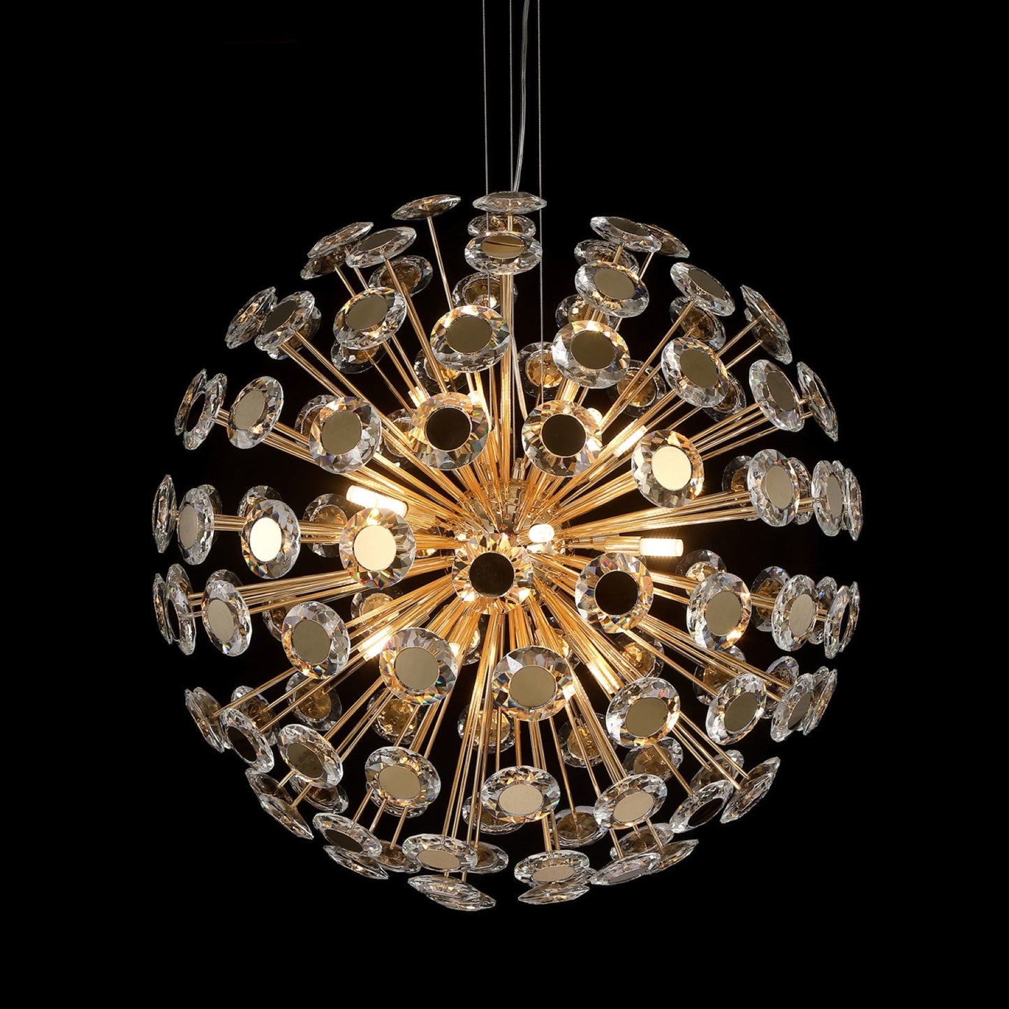 Michael Amini Pendant 18 Light-Round Chandelier