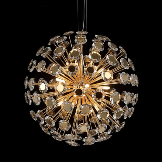 Michael Amini Pendant 18 Light-Round Chandelier