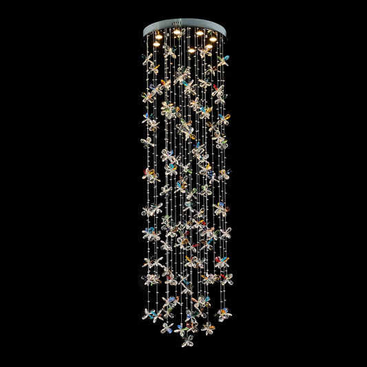 Michael Amini Wings of Color Chandelier