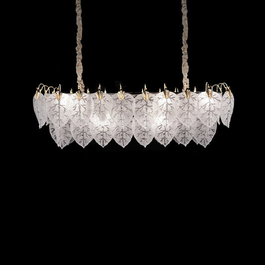 Michael Amini Lighting Autumn Rectangular Light Chandelier