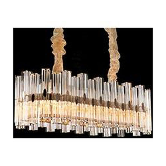 Michael Amini Balcony Oblong 10 Light Chandelier