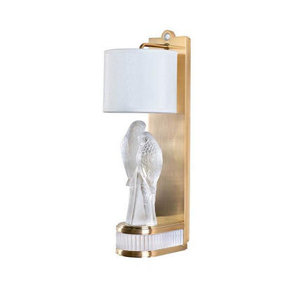 Lalique 2 Perruches Wall Sconce