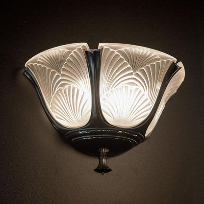 Lalique Ginkgo Medium Wall Sconce