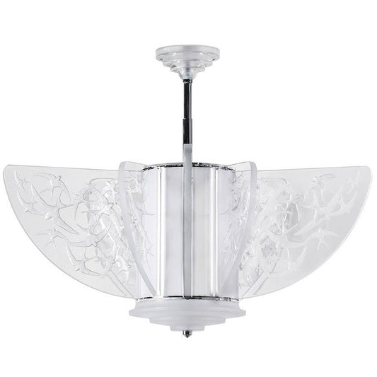 Lalique Hirondelles Chandelier Large Size