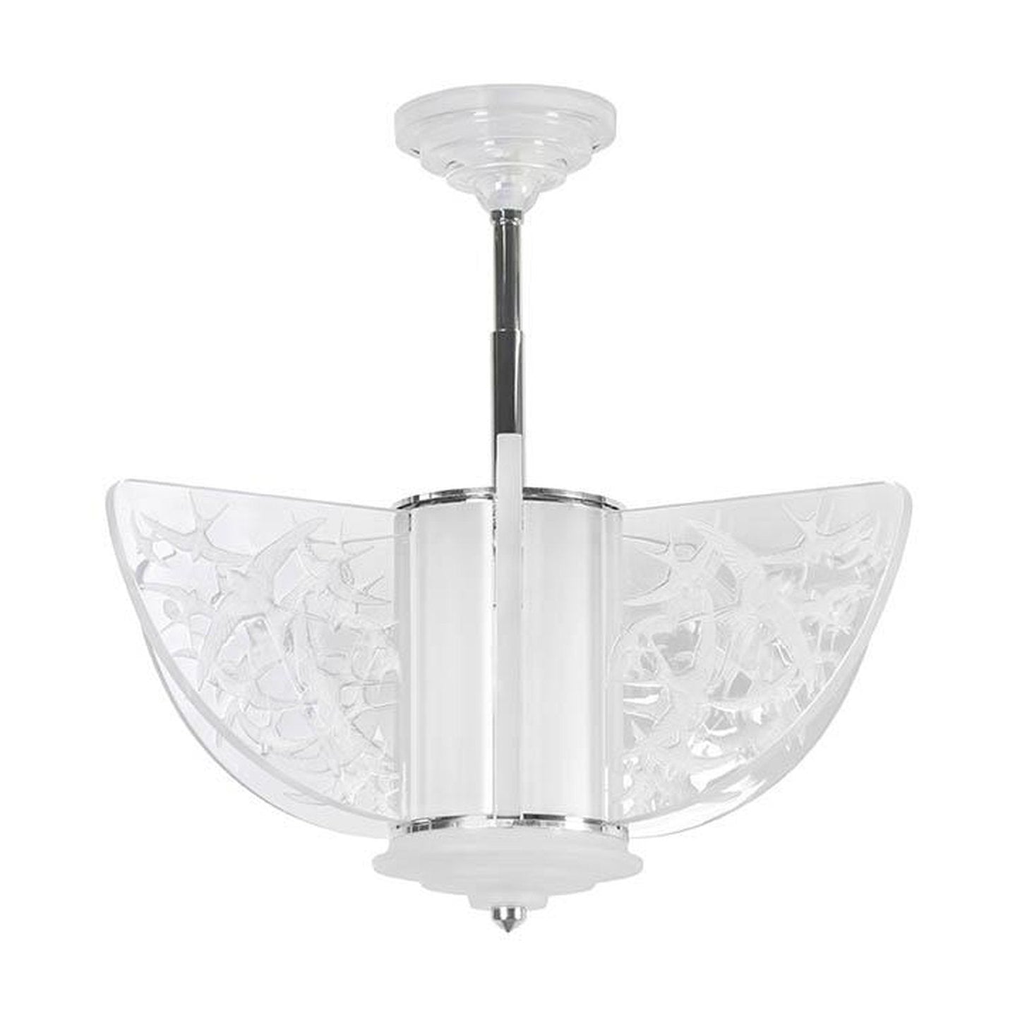 Lalique Hirondelles Chandelier Small Size