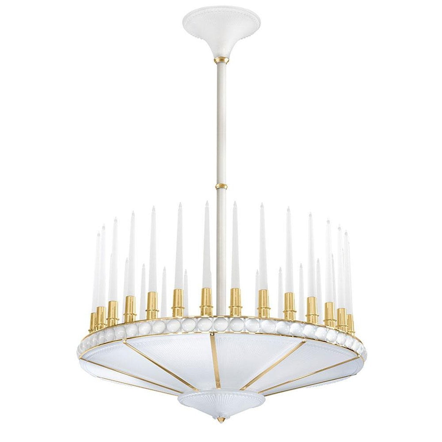 Lalique Perles 1 Tier Chandelier