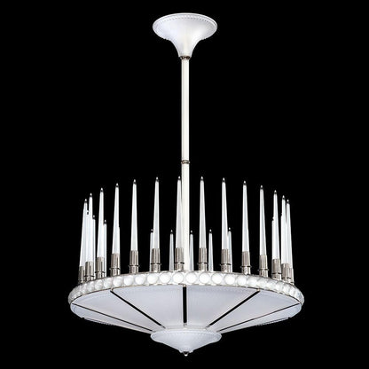 Lalique Perles 1 Tier Chandelier