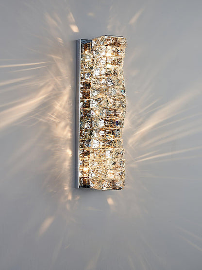 Laminated Crystal Bracket light Wall Light