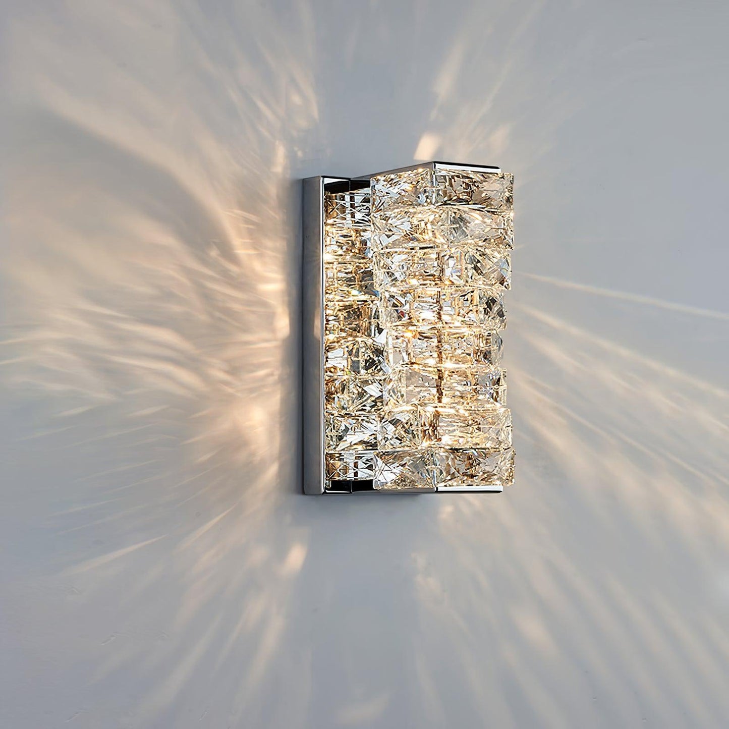 Laminated Crystal Bracket light Wall Light