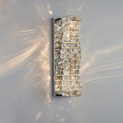 Laminated Crystal Bracket light Wall Light