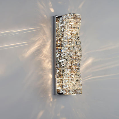 Laminated Crystal Bracket light Wall Light