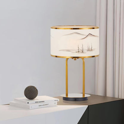 Landscape Painting Reading light Table Lamp