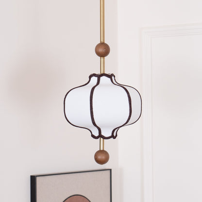 Lantern Fabric Droplight Pendant Light