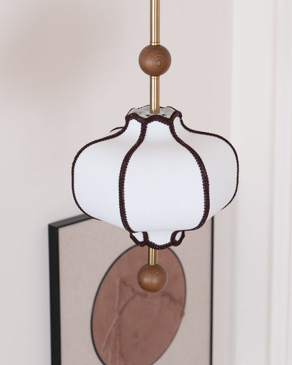 Lantern Fabric Droplight Pendant Light