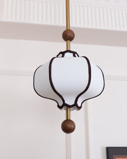 Lantern Fabric Droplight Pendant Light