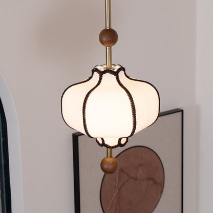 Lantern Fabric Droplight Pendant Light